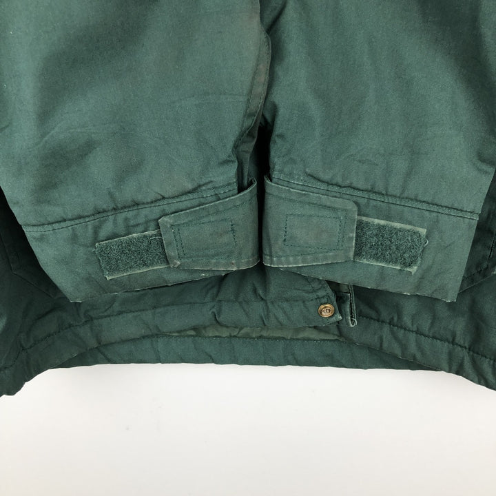 Vintage 1980'S Woolrich padded mountain jacket, shell jacket, and puffer jacket, made in the USA, size M, men's. polyester green type Vintage Second Hand