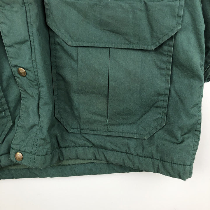 Vintage 1980'S Woolrich padded mountain jacket, shell jacket, and puffer jacket, made in the USA, size M, men's. polyester green type Vintage Second Hand