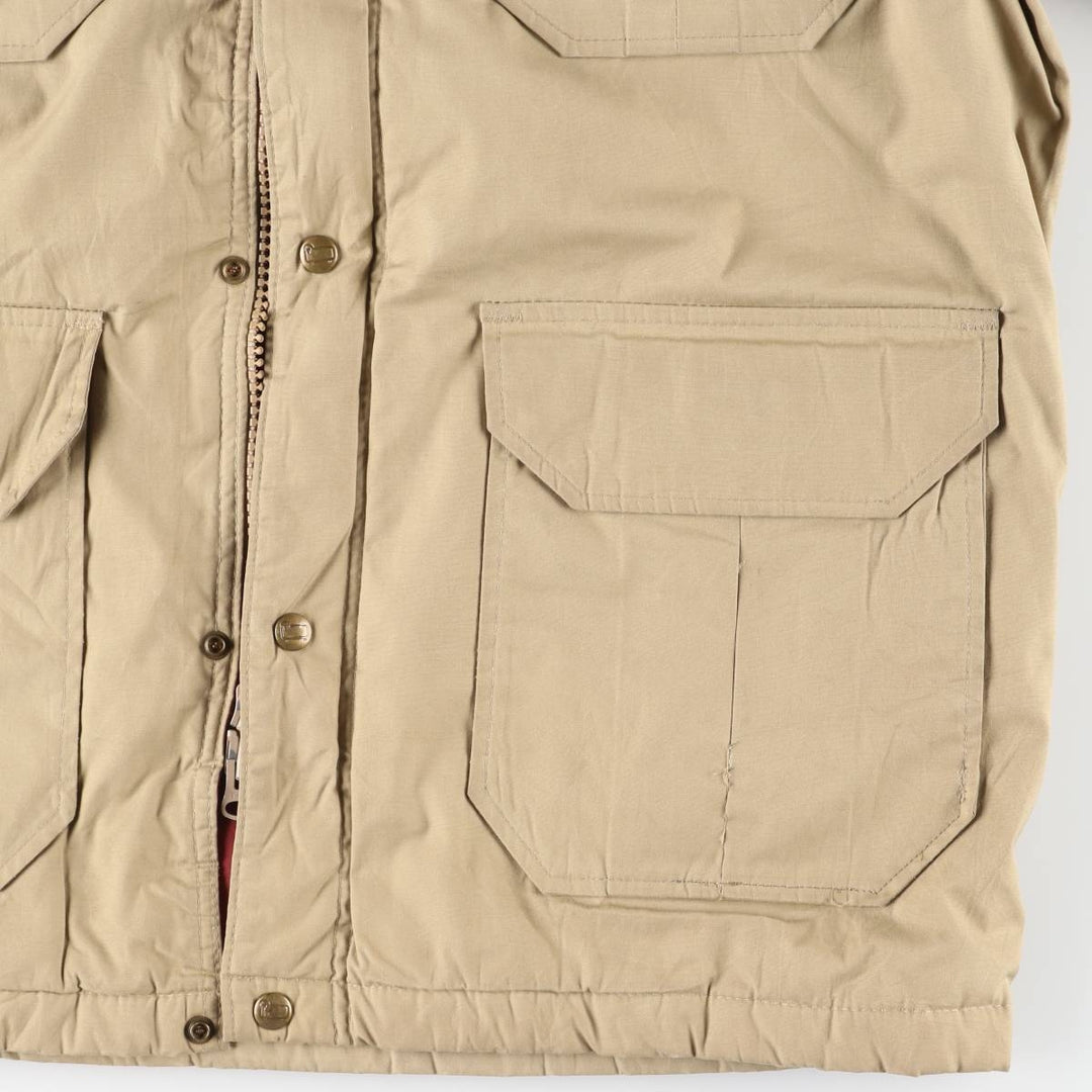 Vintage 1970'S Woolrich padded mountain jacket, shell jacket, puffer jacket, men's size XL unclear Beige type Vintage Second Hand