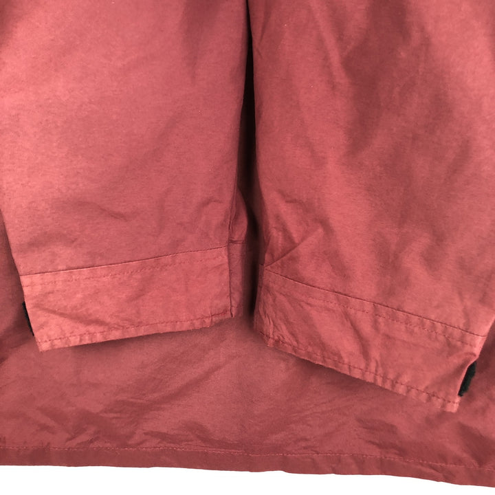 1980'S Woolrich Mountain Parka Shell Jacket, Made in USA, Men's Size L (approx.), Vintage Nylon burgundy type Vintage Second Hand