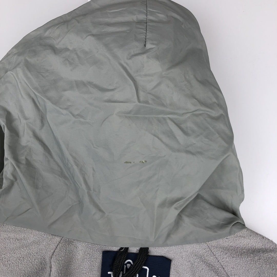 1980'S Woolrich Mountain Parka Shell Jacket, Made in USA, Men's Size L (approx.), Vintage Nylon burgundy type Vintage Second Hand