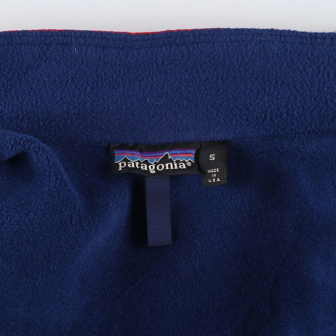 2000'S Patagonia Shelled Synchilla Jacket 42111F9 Nylon Jacket Made in USA Men's Size S (approx.) Nylon red type Vintage Second Hand