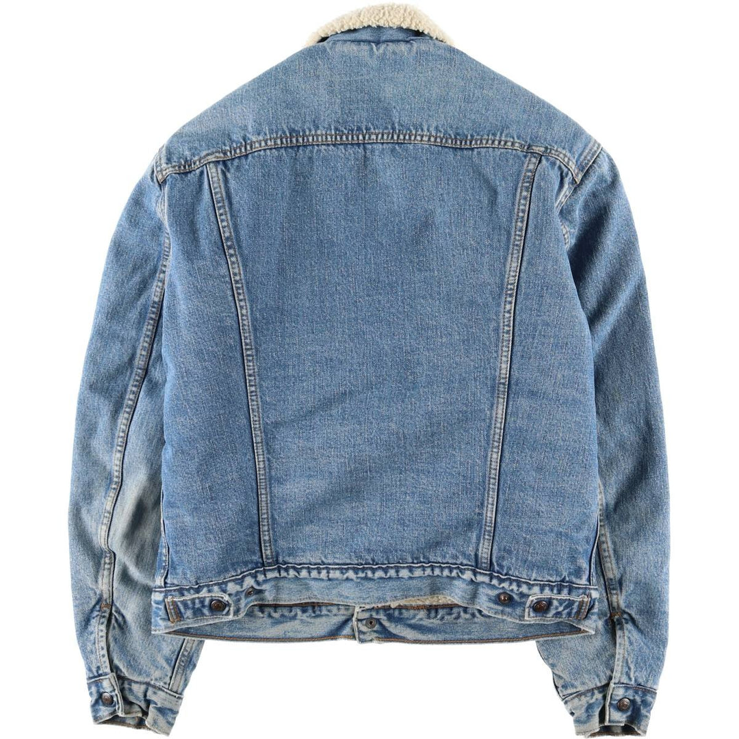 90'S Levi's 71500-0414 Denim Boa Jacket, Men's Size L, Vintage cotton blue type Vintage Second Hand