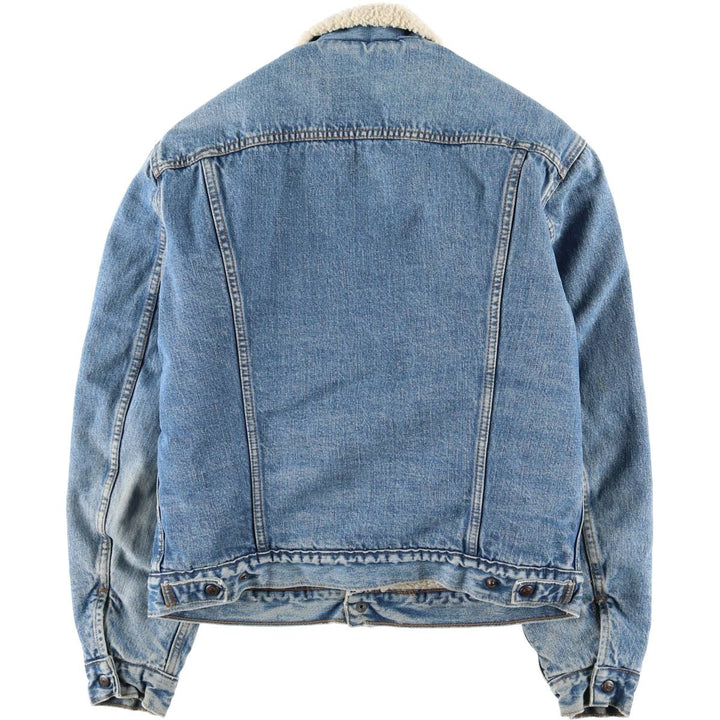 90'S Levi's 71500-0414 Denim Boa Jacket, Men's Size L, Vintage cotton blue type Vintage Second Hand