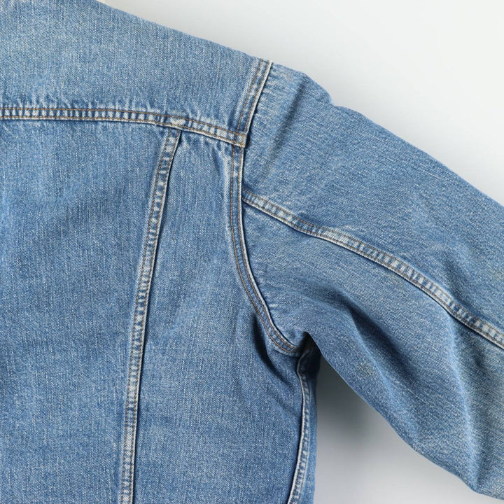 90'S Levi's 71500-0414 Denim Boa Jacket, Men's Size L, Vintage cotton blue type Vintage Second Hand