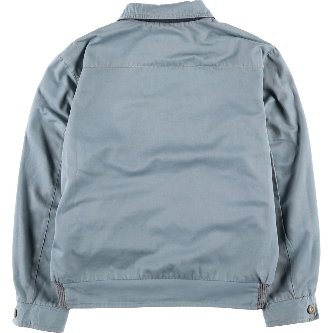 Reversible zip-up jacket, men's size L equivalent, vintage. unclear navy blue type Vintage Second Hand