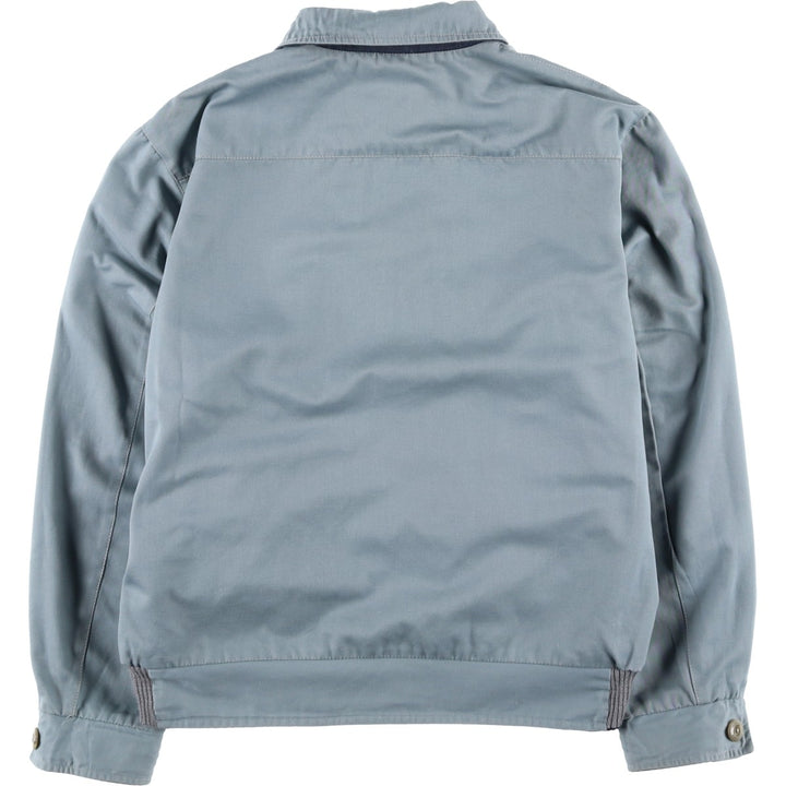 Reversible zip-up jacket, men's size L equivalent, vintage. unclear navy blue type Vintage Second Hand