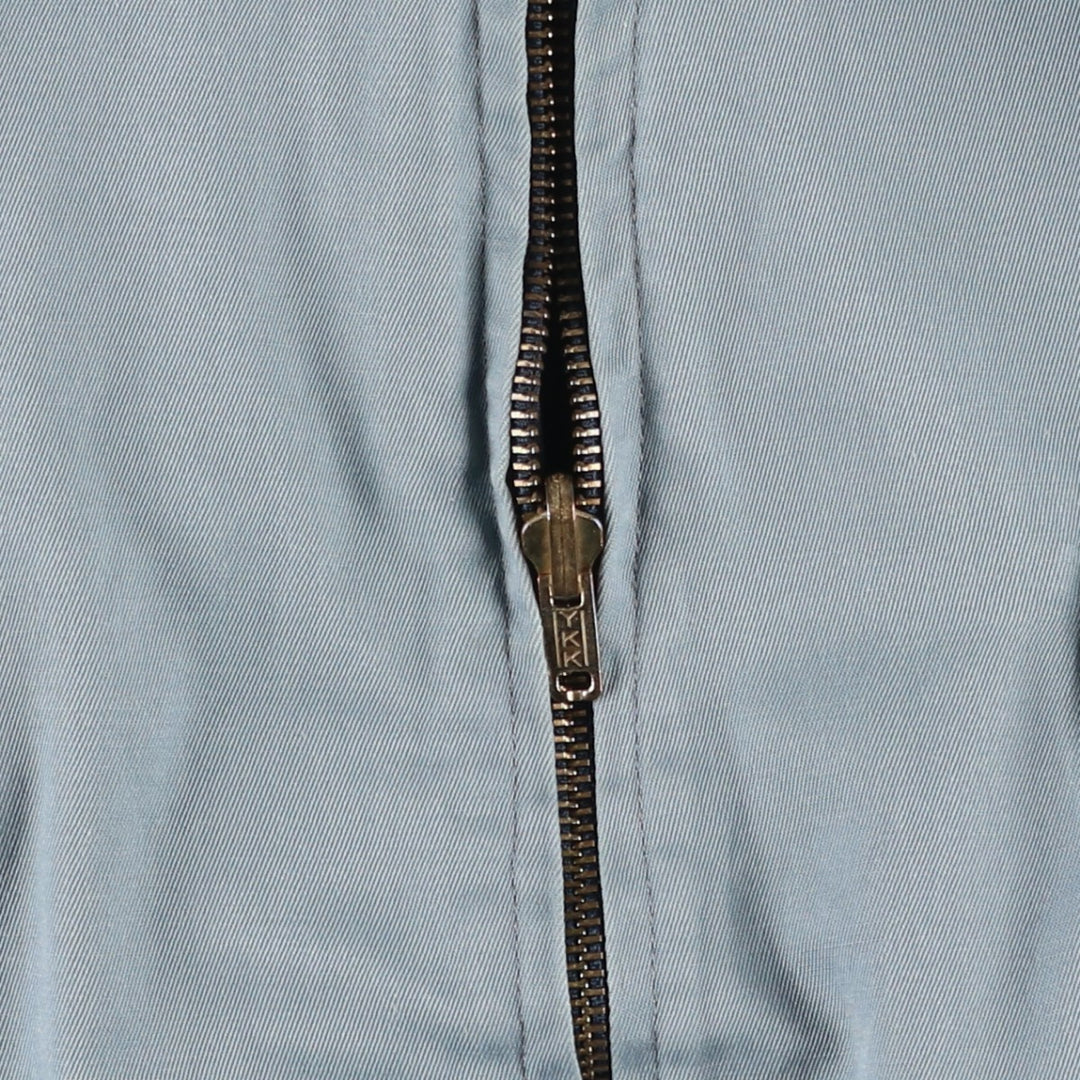 Reversible zip-up jacket, men's size L equivalent, vintage. unclear navy blue type Vintage Second Hand