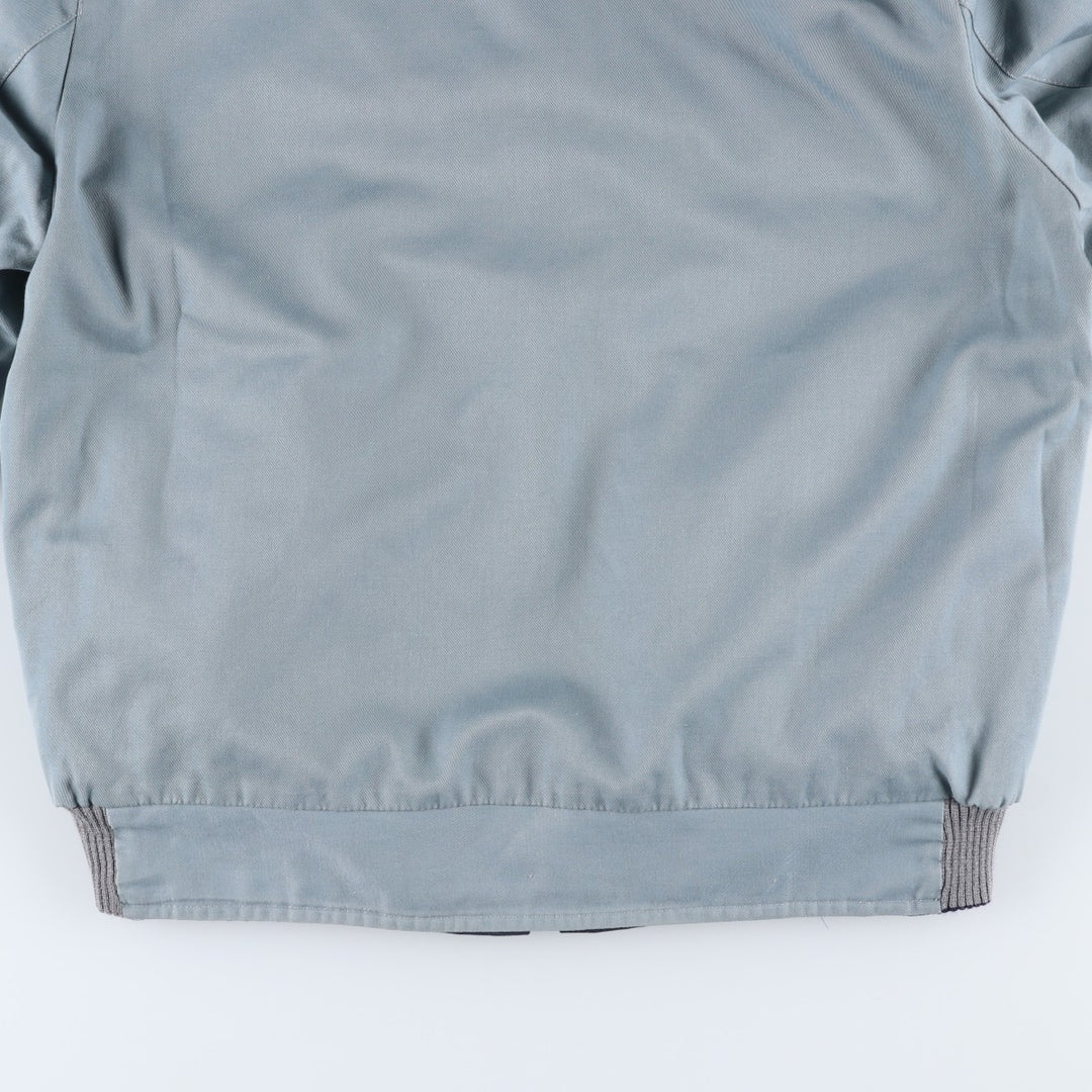 Reversible zip-up jacket, men's size L equivalent, vintage. unclear navy blue type Vintage Second Hand