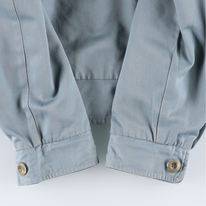 Reversible zip-up jacket, men's size L equivalent, vintage. unclear navy blue type Vintage Second Hand