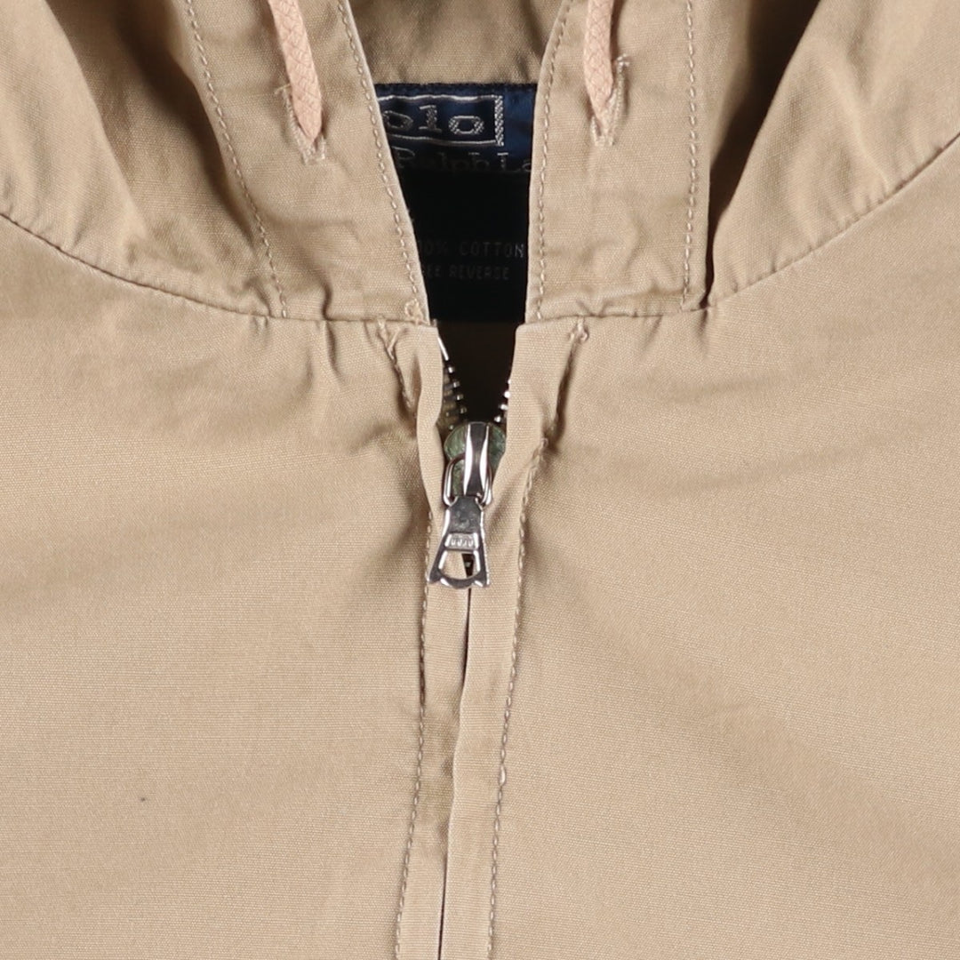 Ralph Lauren POLO by Ralph Lauren cotton hoodie, men's size XL cotton Beige type Vintage Second Hand