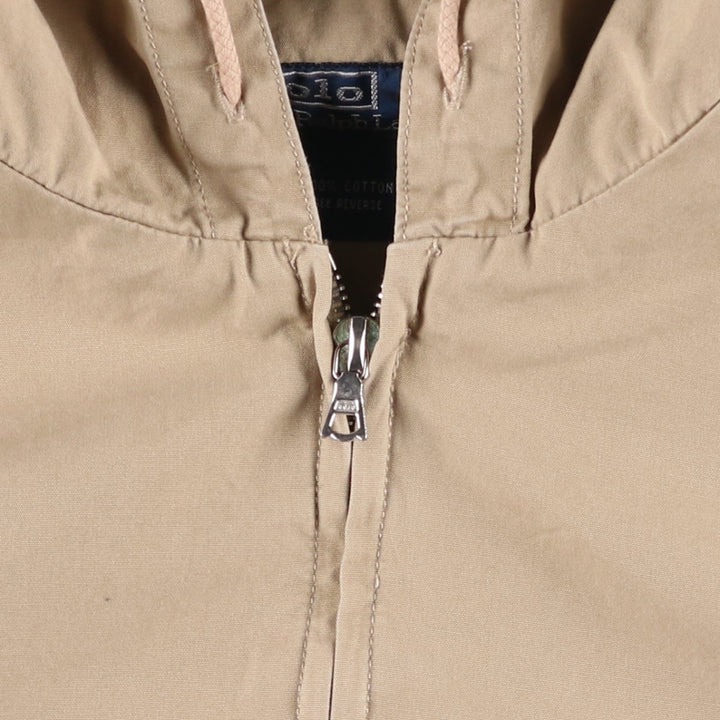 Ralph Lauren POLO by Ralph Lauren cotton hoodie, men's size XL cotton Beige type Vintage Second Hand