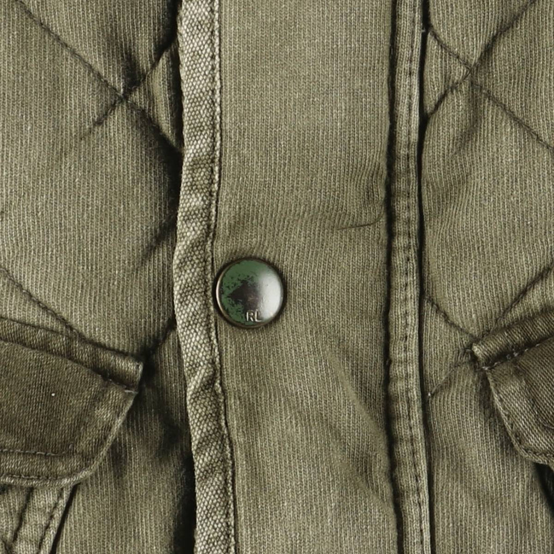 Ralph Lauren POLO RALPH LAUREN quilted puffer jacket, men's size XL cotton Khaki type Vintage Second Hand