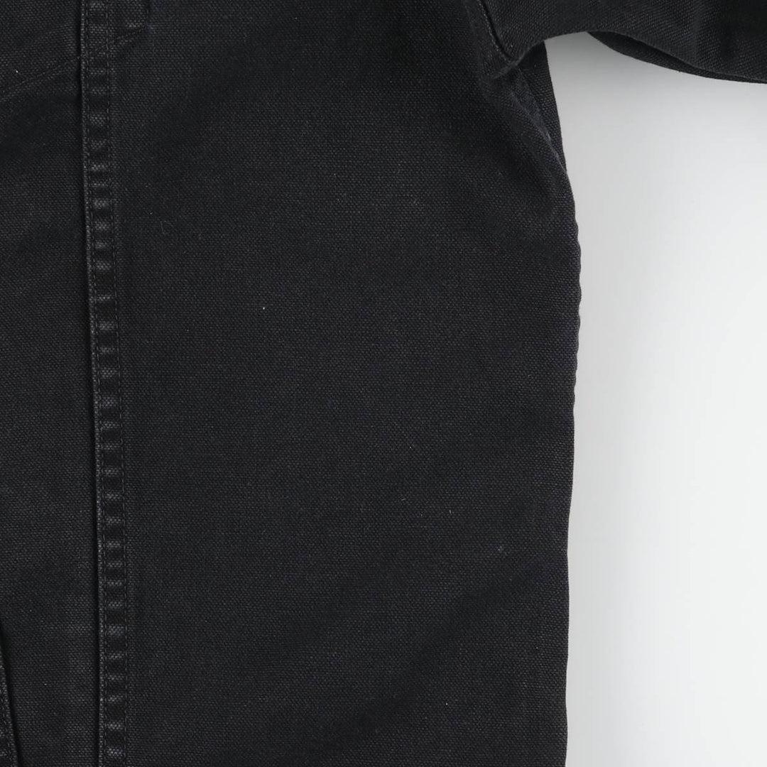 Ralph Lauren POLO JEANS COMPANY plain cotton jacket with logo patch, men's size XXL equivalent, lightweight, long sleeves. cotton black type Vintage Second Hand