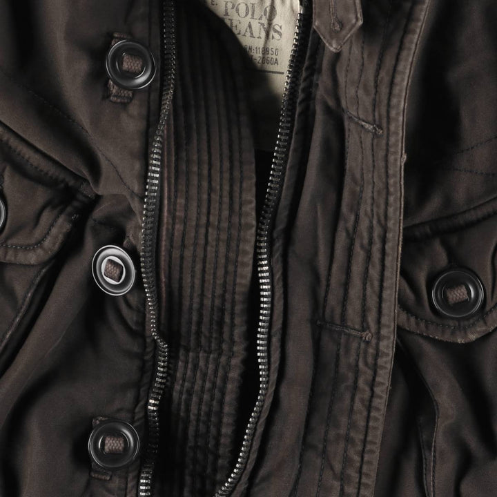 Ralph Lauren POLO JEANS COMPANY Military Combat Jacket, Men's Size M (approx.) cotton Khaki type Vintage Second Hand