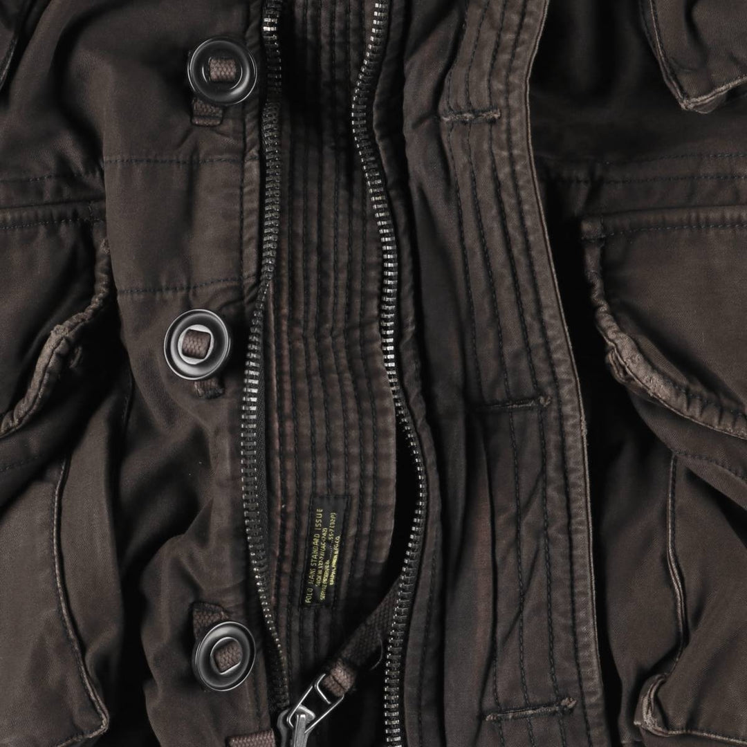 Ralph Lauren POLO JEANS COMPANY Military Combat Jacket, Men's Size M (approx.) cotton Khaki type Vintage Second Hand