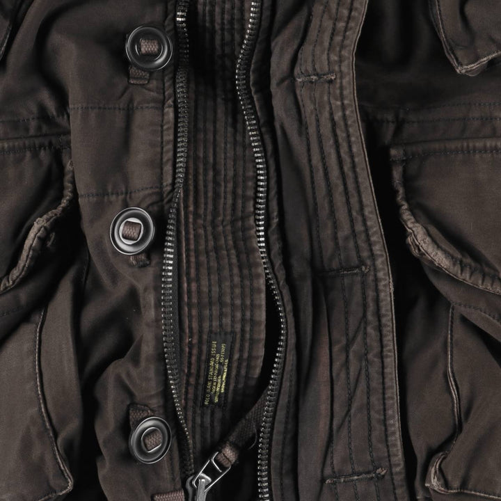 Ralph Lauren POLO JEANS COMPANY Military Combat Jacket, Men's Size M (approx.) cotton Khaki type Vintage Second Hand
