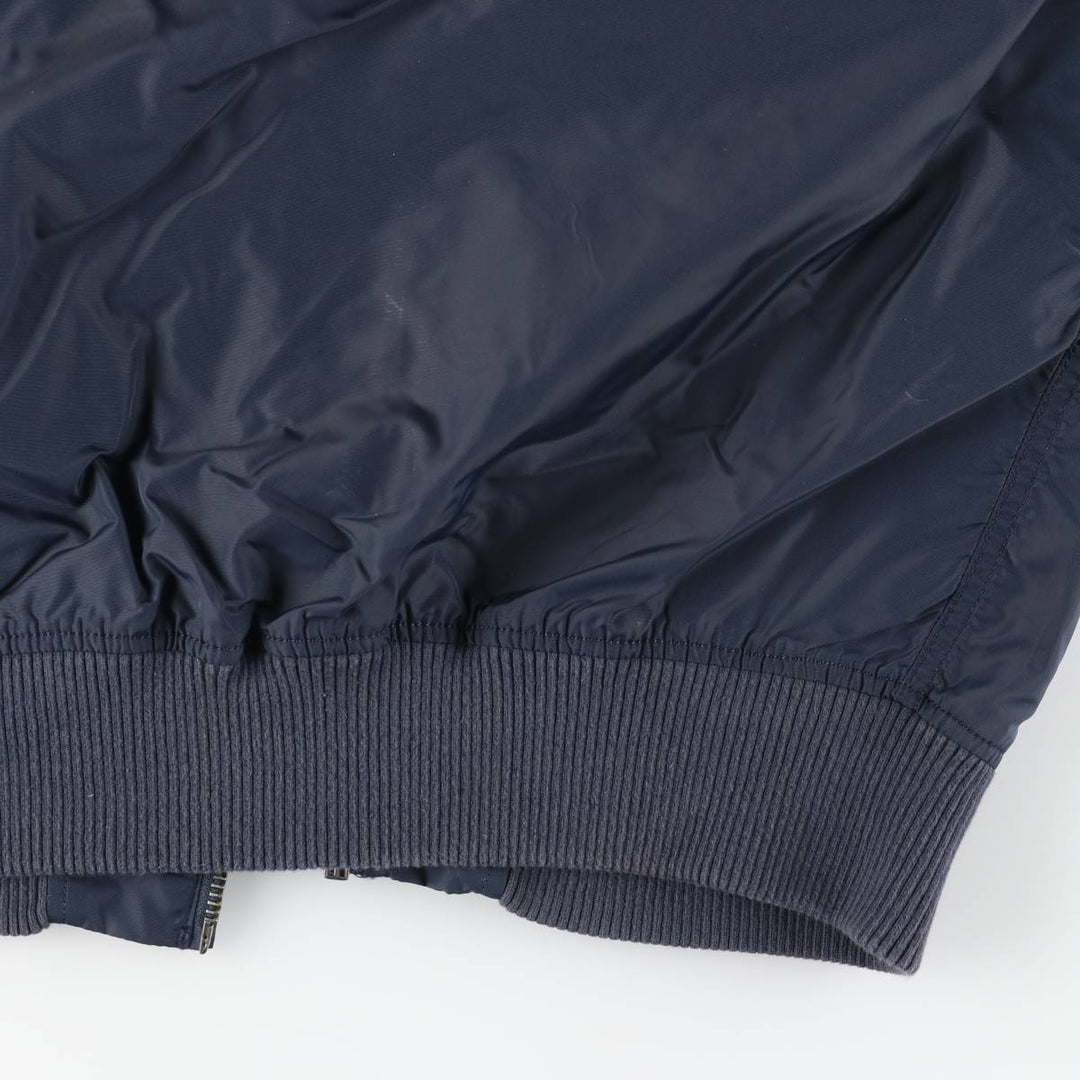 Civilian Alpha ALPHA MA-1 type military flight jacket, men's XL equivalent Nylon navy blue type Vintage Second Hand