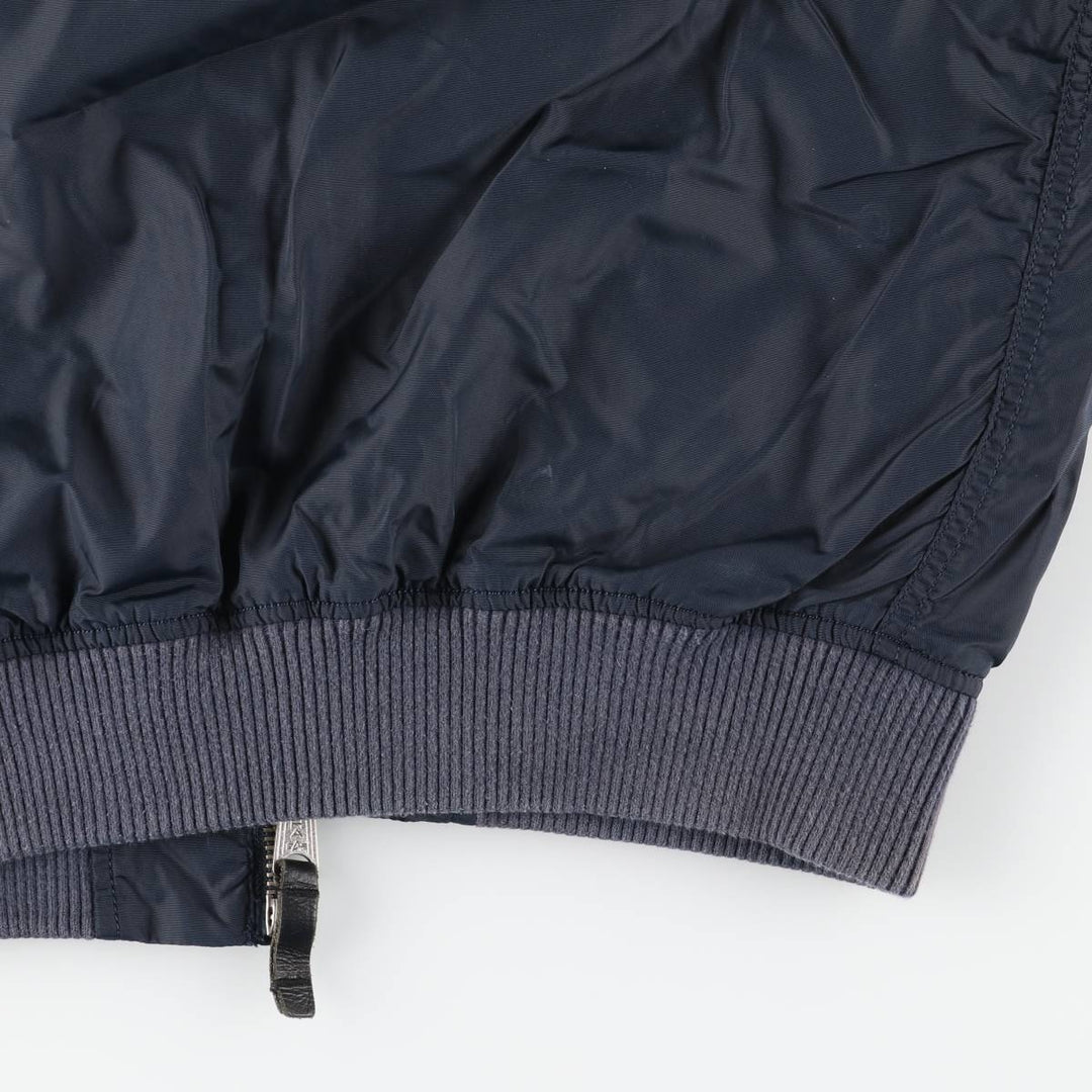 Civilian Alpha MA-1 Type Military Flight Jacket Men's M Size Nylon navy blue type Vintage Second Hand