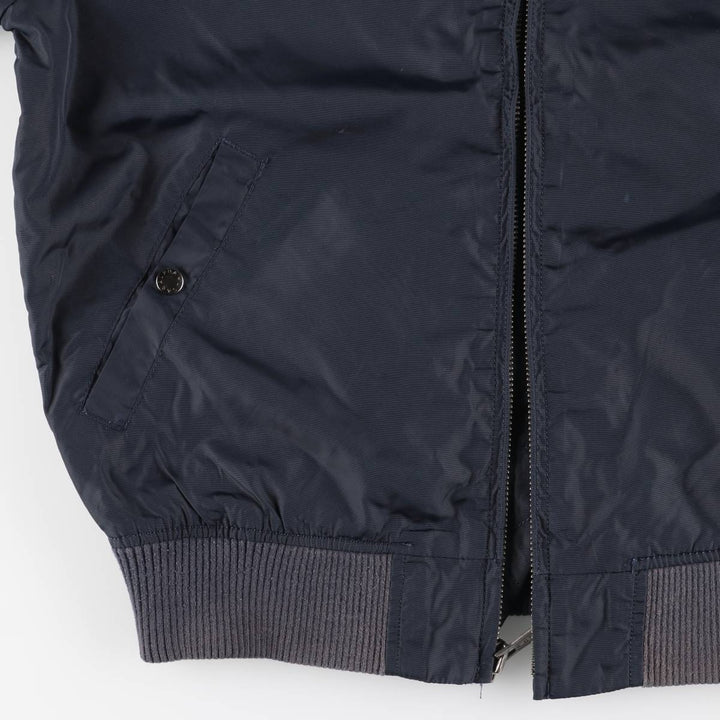 Civilian Alpha MA-1 Military Flight Jacket, Men's Size L Nylon navy blue type Vintage Second Hand