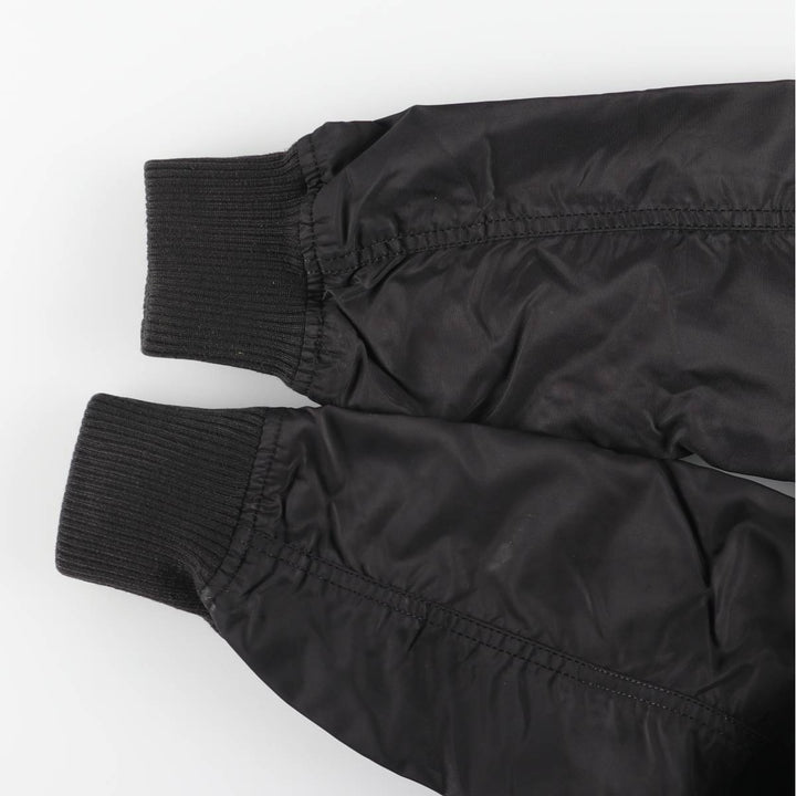 Alpha Industries MA-1 Type Military Flight Jacket, Men's Size M (Equivalent), Civilian Item Nylon black type Vintage Second Hand