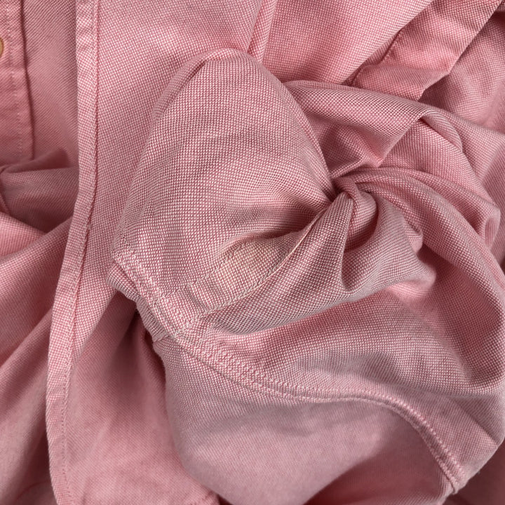Ralph Lauren SLIM FIT Long-Sleeve Button-Down Shirt (Women's Size S) cotton pink type Vintage Second Hand