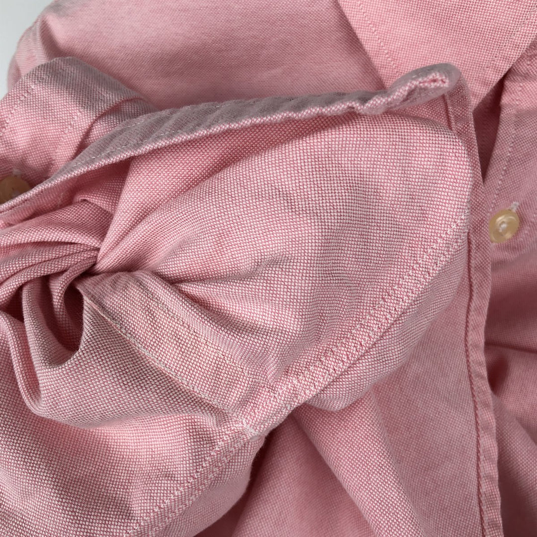 Ralph Lauren SLIM FIT Long-Sleeve Button-Down Shirt (Women's Size S) cotton pink type Vintage Second Hand