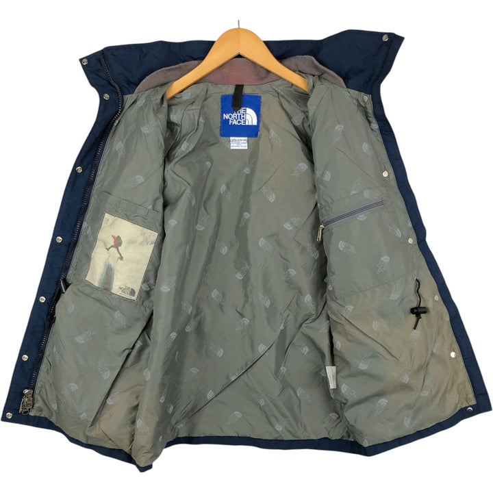 1990'S The North Face Mountain Jacket Shell Jacket Made in USA Women's Size M (approx.) Vintage Nylon navy blue type Vintage Second Hand
