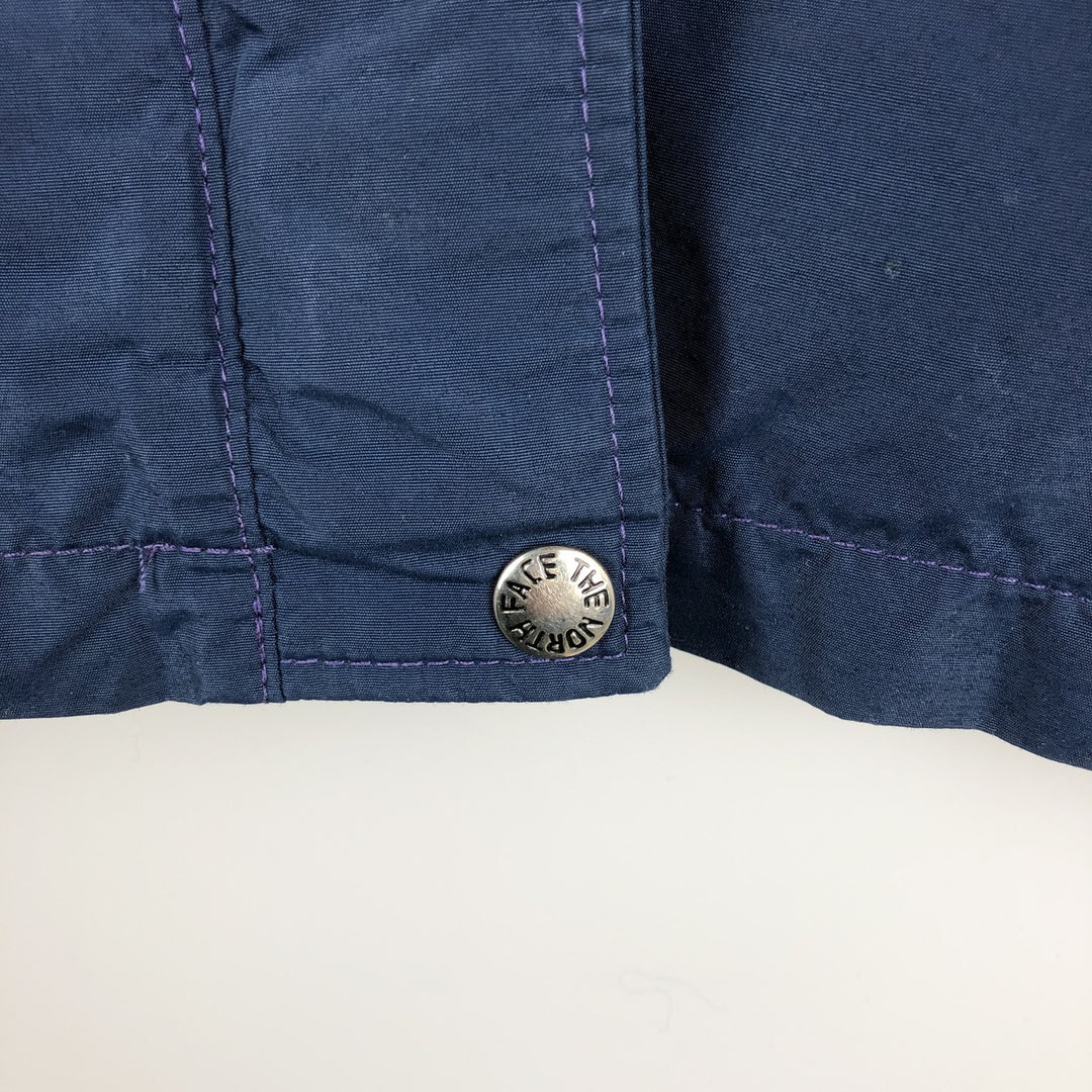 1990'S The North Face Mountain Jacket Shell Jacket Made in USA Women's Size M (approx.) Vintage Nylon navy blue type Vintage Second Hand
