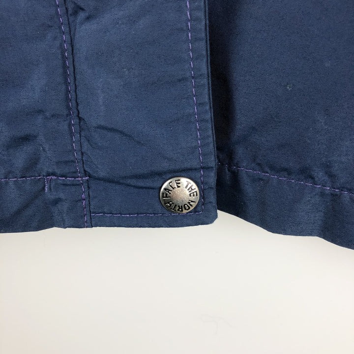 1990'S The North Face Mountain Jacket Shell Jacket Made in USA Women's Size M (approx.) Vintage Nylon navy blue type Vintage Second Hand
