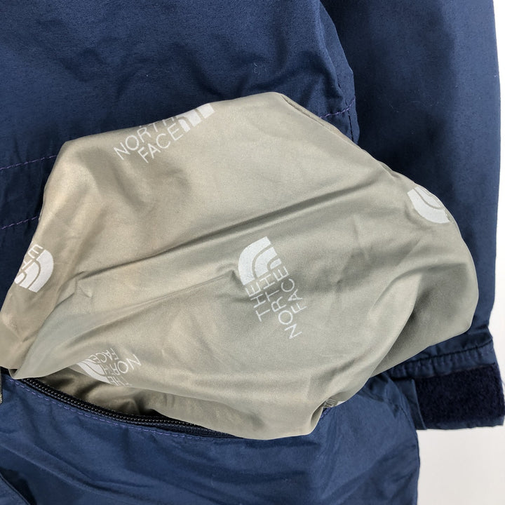 1990'S The North Face Mountain Jacket Shell Jacket Made in USA Women's Size M (approx.) Vintage Nylon navy blue type Vintage Second Hand