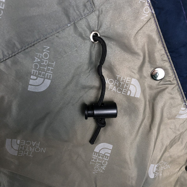 1990'S The North Face Mountain Jacket Shell Jacket Made in USA Women's Size M (approx.) Vintage Nylon navy blue type Vintage Second Hand