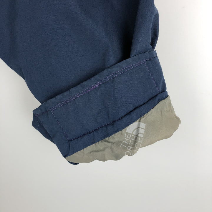 1990'S The North Face Mountain Jacket Shell Jacket Made in USA Women's Size M (approx.) Vintage Nylon navy blue type Vintage Second Hand