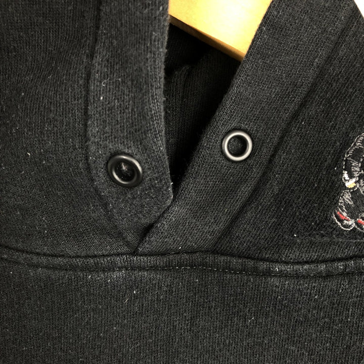 Ralph Lauren POLO RALPH LAUREN Polo Bear Sweatshirt Pullover Hoodie, Women's Size S (approx.) cotton black type Vintage Second Hand