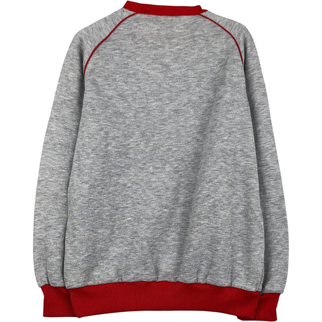 Vintage 90s-00'S Adidas logo sweatshirt, size M, men's polyester gray type Vintage Second Hand