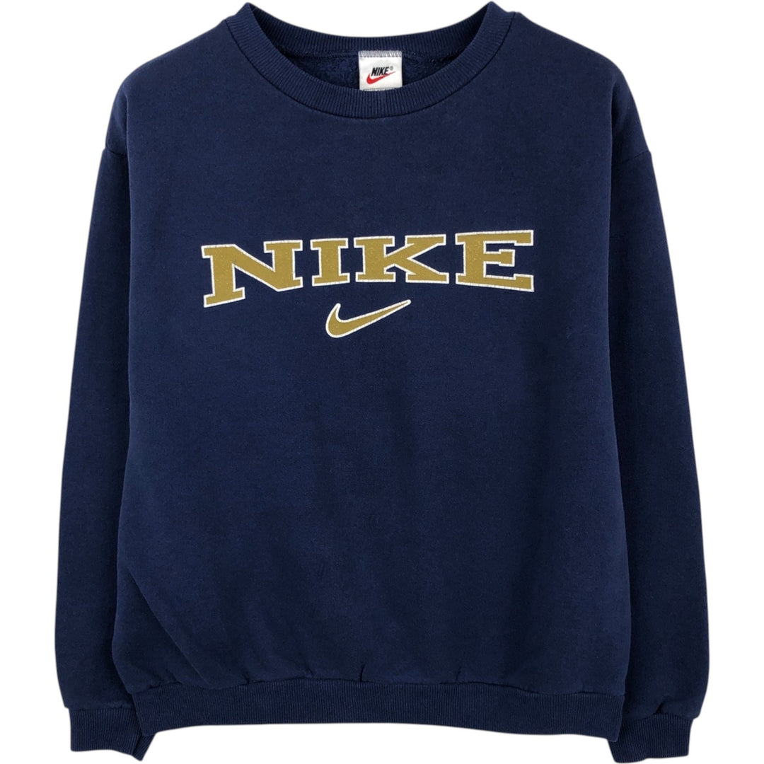 90'S Nike Logo Sweatshirt, Made in USA, Men's XL, Vintage cotton navy blue type Vintage Second Hand