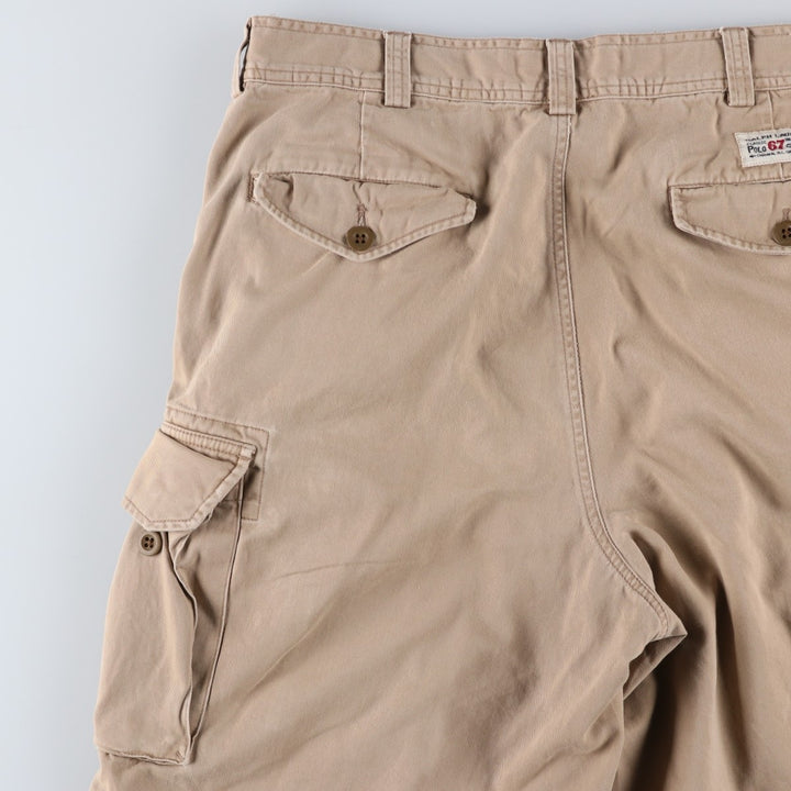 Ralph Lauren POLO by Ralph Lauren cargo shorts, half pants, men's size w36 cotton Beige type Vintage Second Hand
