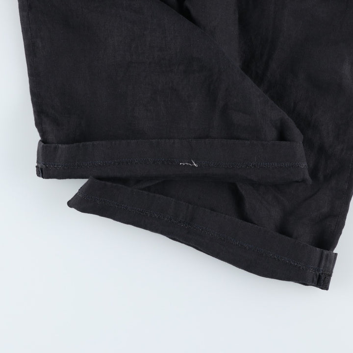 CORBIN Two-Pleat Shorts, Made in USA, Men's Size W30 (approx.), Vintage unclear black type Vintage Second Hand