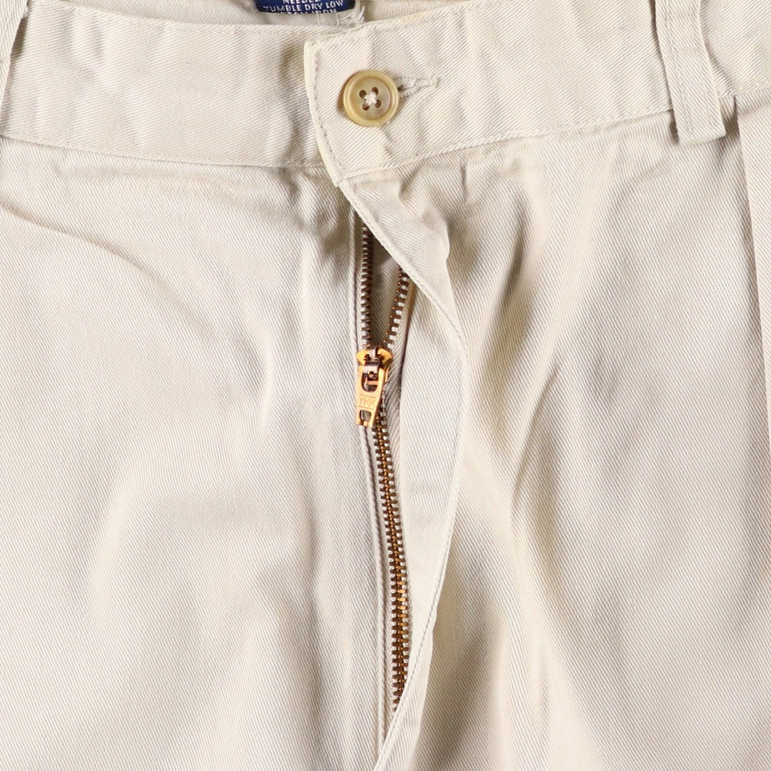 Ralph Lauren Polo Ralph Lauren ANDREW SHORT Two-Pleat Chino Shorts Men's W35 (approx.) cotton Beige type Vintage Second Hand