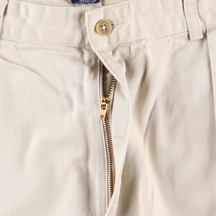 Ralph Lauren Polo Ralph Lauren ANDREW SHORT Two-Pleat Chino Shorts Men's W35 (approx.) cotton Beige type Vintage Second Hand