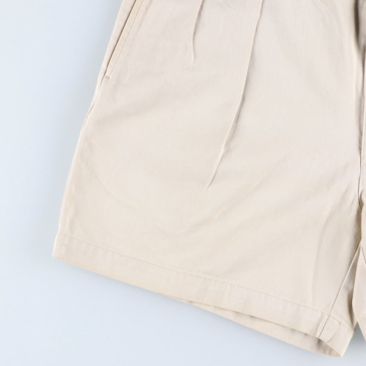 Ralph Lauren Polo Ralph Lauren ANDREW SHORT Two-Pleat Chino Shorts Men's W35 (approx.) cotton Beige type Vintage Second Hand