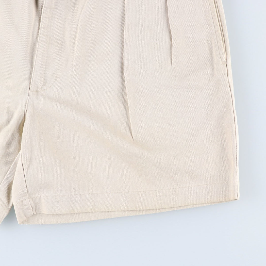 Ralph Lauren Polo Ralph Lauren ANDREW SHORT Two-Pleat Chino Shorts Men's W35 (approx.) cotton Beige type Vintage Second Hand