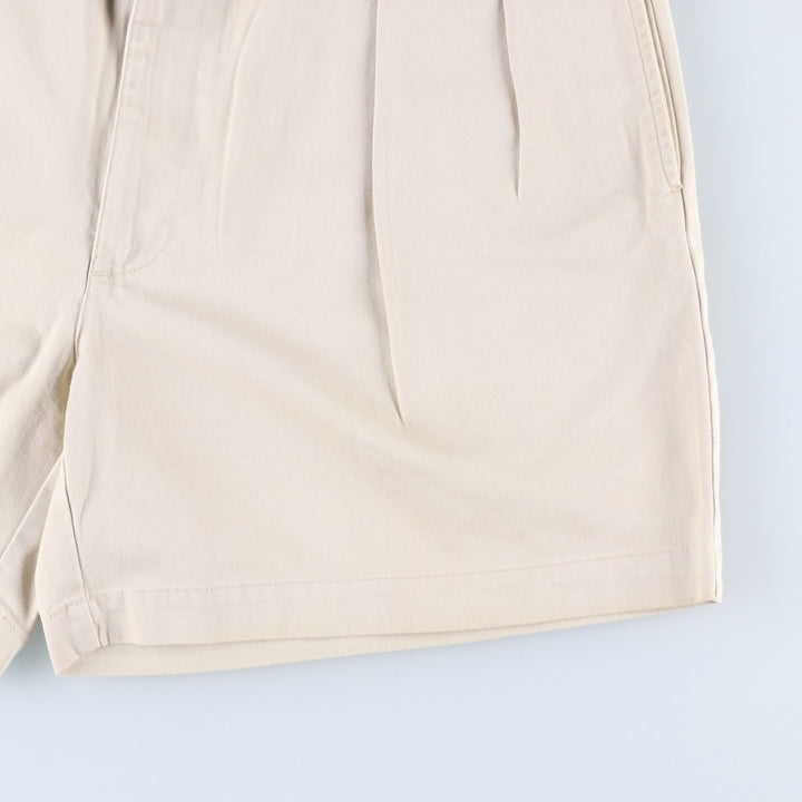 Ralph Lauren Polo Ralph Lauren ANDREW SHORT Two-Pleat Chino Shorts Men's W35 (approx.) cotton Beige type Vintage Second Hand