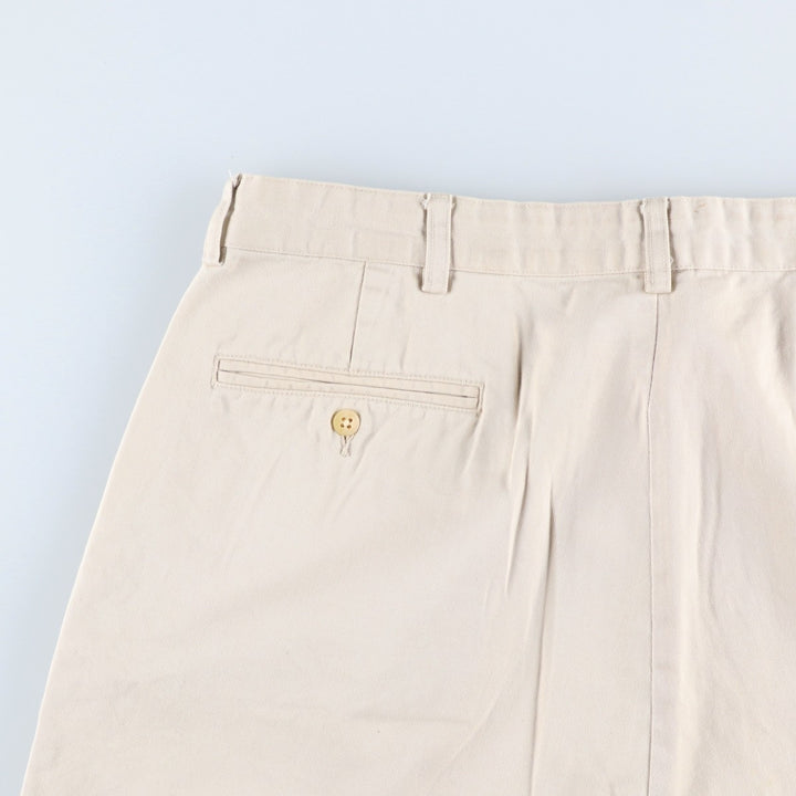 Ralph Lauren Polo Ralph Lauren ANDREW SHORT Two-Pleat Chino Shorts Men's W35 (approx.) cotton Beige type Vintage Second Hand