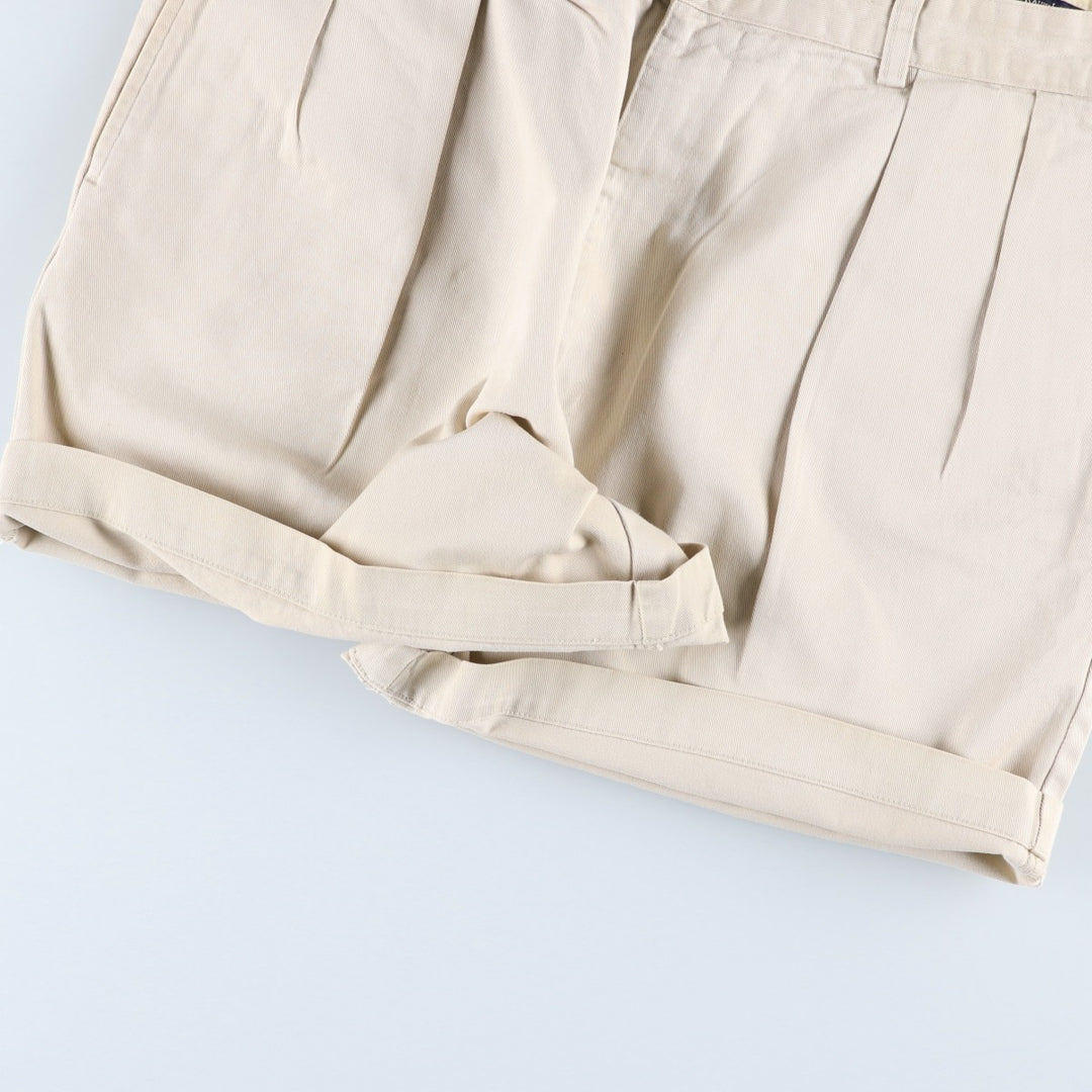 Ralph Lauren Polo Ralph Lauren ANDREW SHORT Two-Pleat Chino Shorts Men's W35 (approx.) cotton Beige type Vintage Second Hand