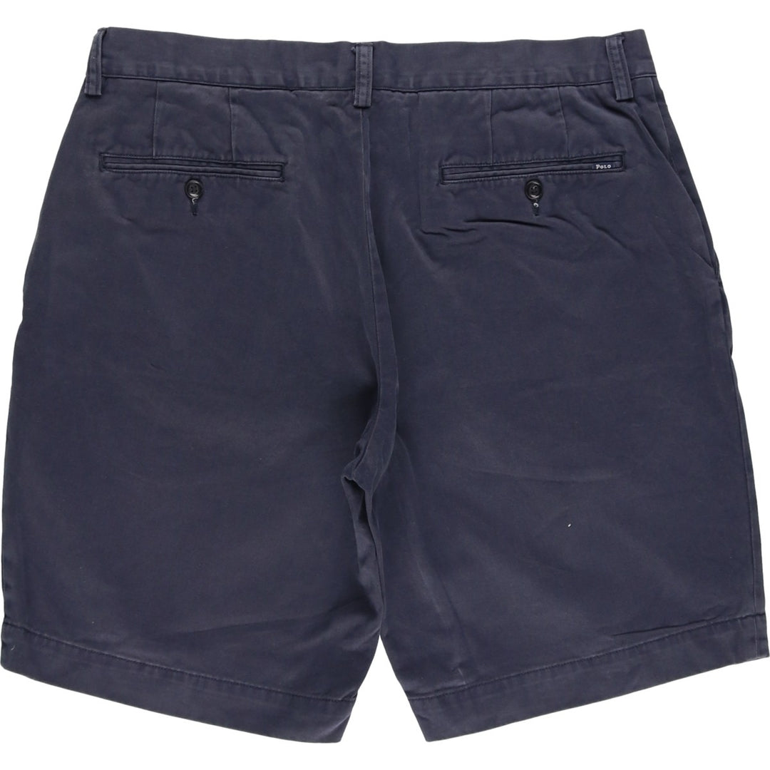 Ralph Lauren POLO RALPH LAUREN Chino Shorts Shorts Men's W34 equivalent cotton Charcoal Vintage Second Hand