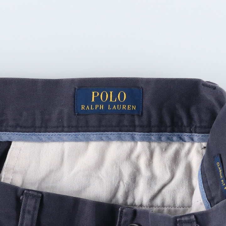 Ralph Lauren POLO RALPH LAUREN Chino Shorts Shorts Men's W34 equivalent cotton Charcoal Vintage Second Hand