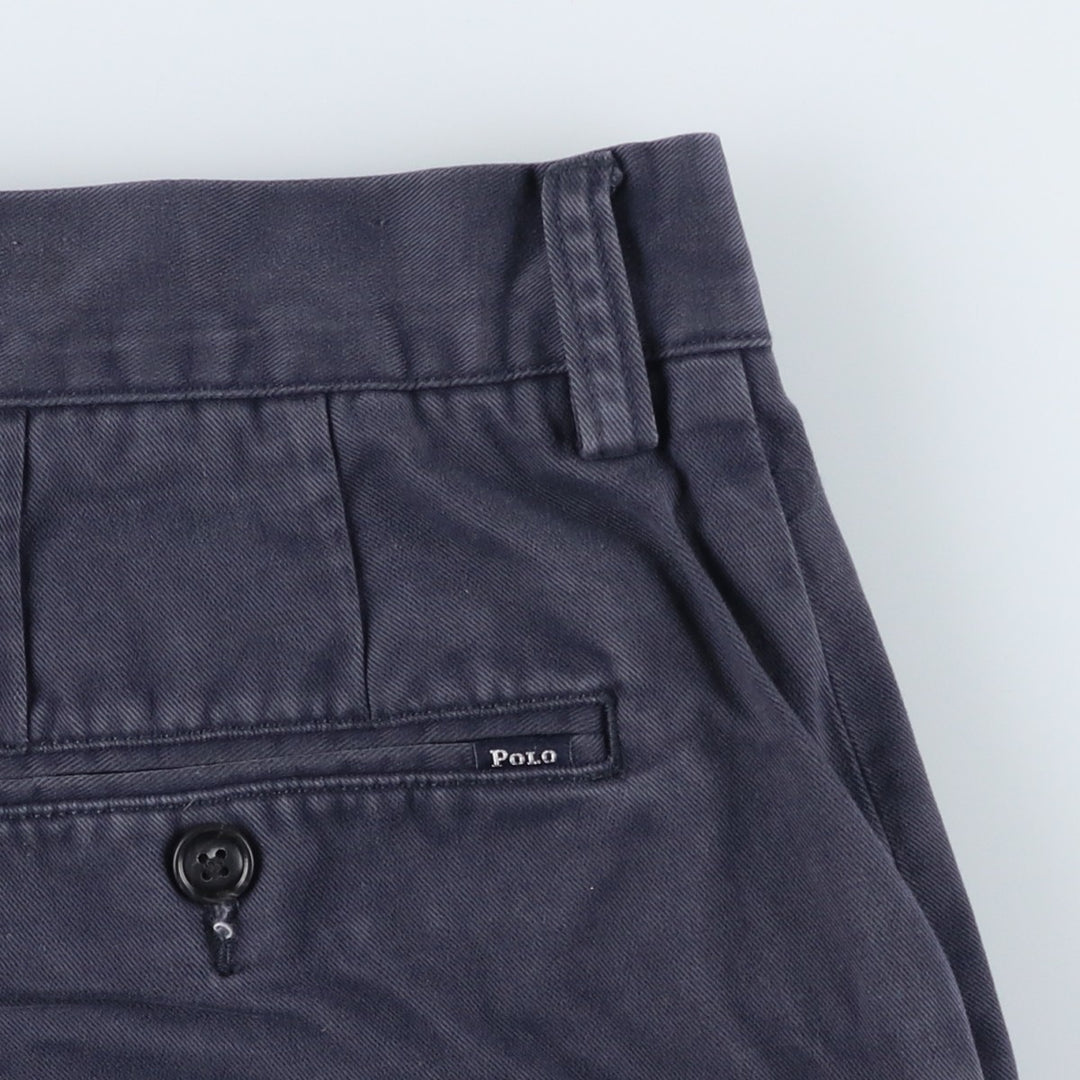 Ralph Lauren POLO RALPH LAUREN Chino Shorts Shorts Men's W34 equivalent cotton Charcoal Vintage Second Hand