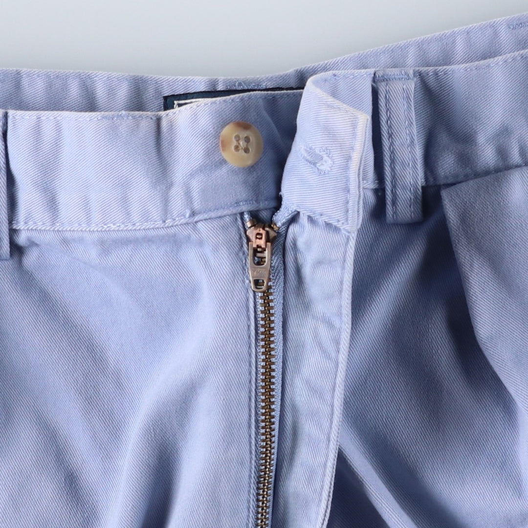 Ralph Lauren POLO by Ralph Lauren TYLER SHORT Two-pleat chino shorts, short pants, men's size W36 cotton Blue type light blue Vintage Second Hand