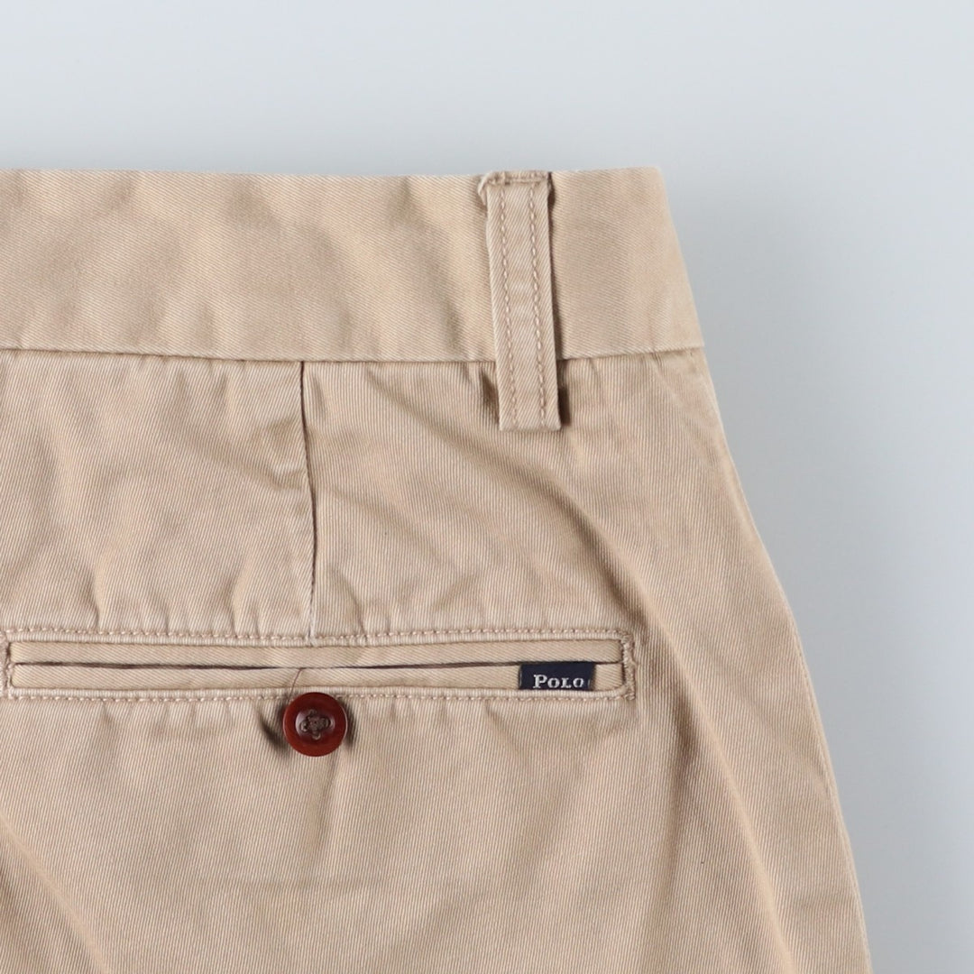 Ralph Lauren POLO by Ralph Lauren CLASSIC FIT Chino Shorts, Men's Size W32 (approx.) cotton Beige type Vintage Second Hand